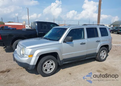 2013 Jeep Patriot Sport из США, поврежденный, VIN 1C4NJPBA0DD100339